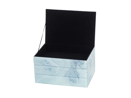 White Marble Trinket Box with 2 Drawers