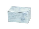 White Marble Trinket Box with 2 Drawers