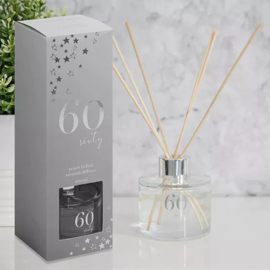 60th Birthday Reed Diffuser – Scarlet Ribbons