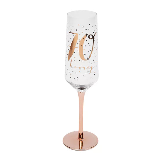 70th Birthday Flute