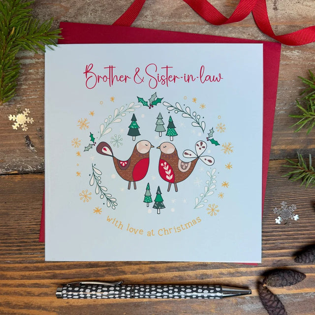 Brother & Sister In Law Christmas Card