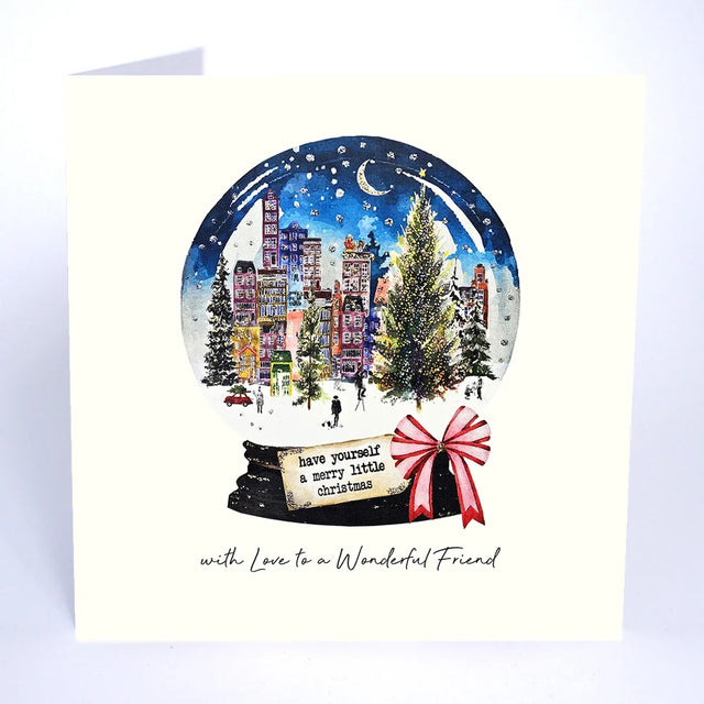 With Love To A Wonderful Friend Christmas Card