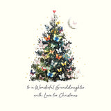 To A Wonderful Granddaughter With Love For Christmas Card