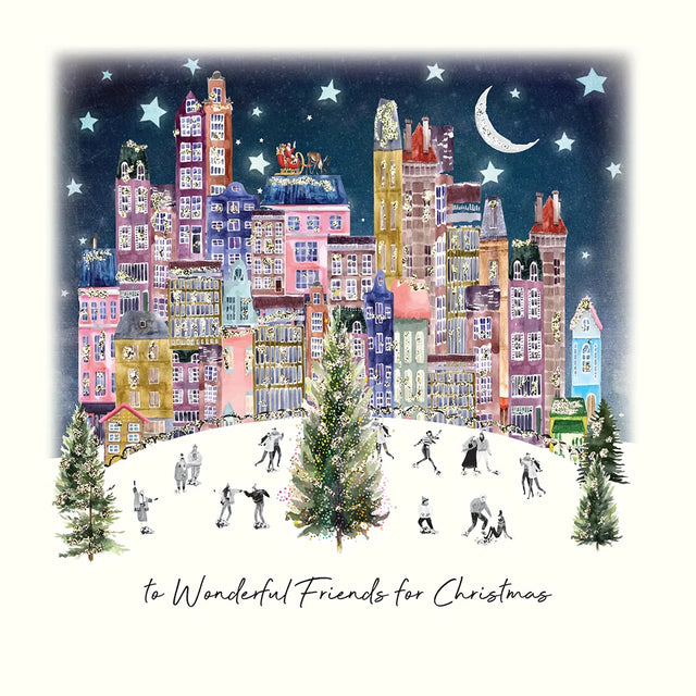 To Wonderful Friends for Christmas Card