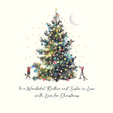 To a Wonderful Brother and Sister in Law With Love for Christmas