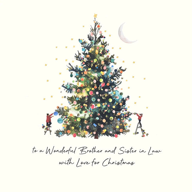To a Wonderful Brother and Sister in Law With Love for Christmas