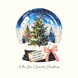 To the One I Love for Christmas Card
