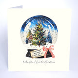 To the One I Love for Christmas Card
