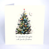 To a Wonderful Daughter With Love for Christmas Card