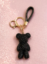 Teddy Bag Charm - Black