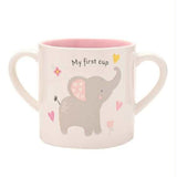 Baby Two Handle Mug - Pink