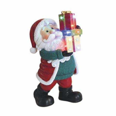 LED Santa with Presents 30.5cm
