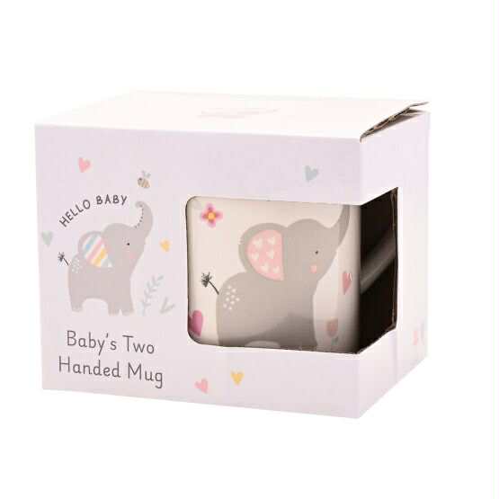 Baby Two Handle Mug - Pink