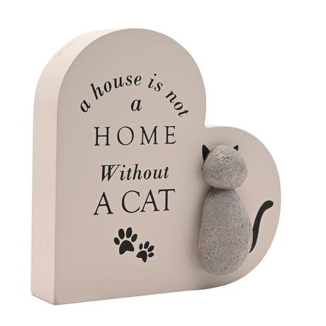 A House is not a Home Without a Cat Plaque