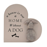 A House is not a Home Without a Dog Plaque
