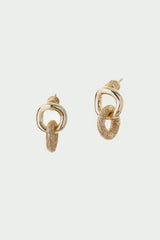 Tutti Bind Earrings - Gold