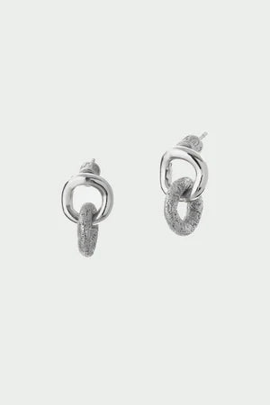 Tutti Bind Earrings - Silver