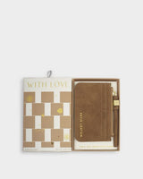 Katie Loxton Coin & Cardholder - Caramel Suedette