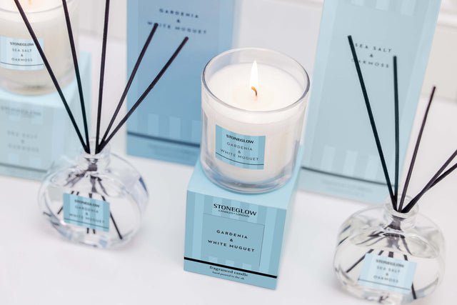 Stoneglow Gardenia & White Muguet Candle