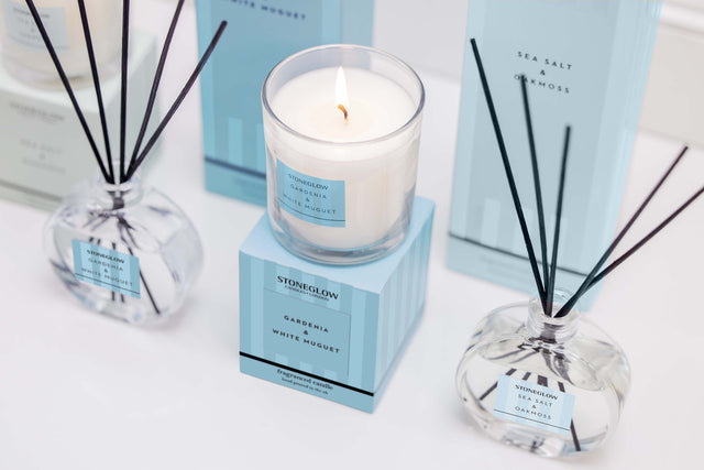 Stoneglow Gardenia & White Muguet Candle