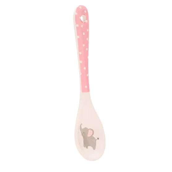 Baby Girl 2 Piece Egg Cup & Spoon Set