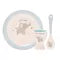 Baby Boy 3 Piece Bowl, Egg Cup & Spoon Set - Blue