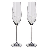Dartington Glitz Clear Flutes