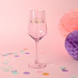 Confetti Wine Glass - Retired