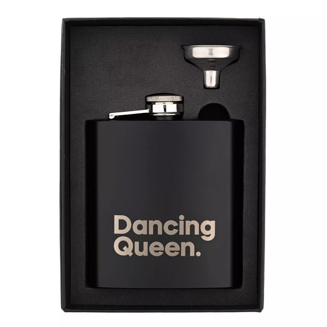 Say It With A Song Hip Flask - Dancing Queen