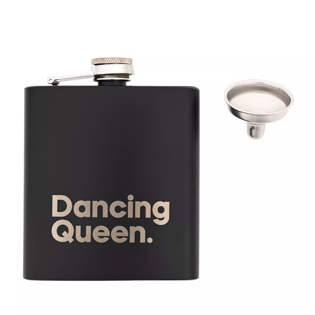 Say It With A Song Hip Flask - Dancing Queen