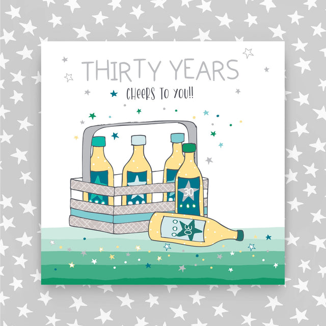 30 Years Greetings Card