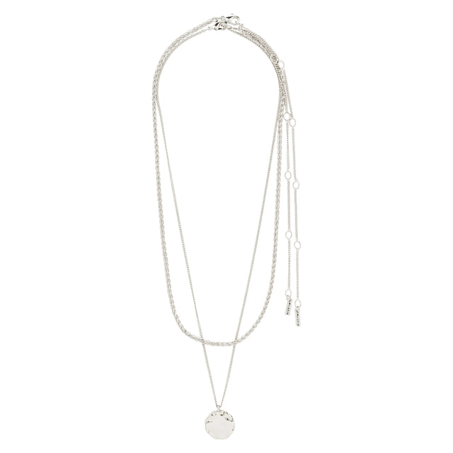 Pilgrim Declan 2-in-1 Necklace - Silver