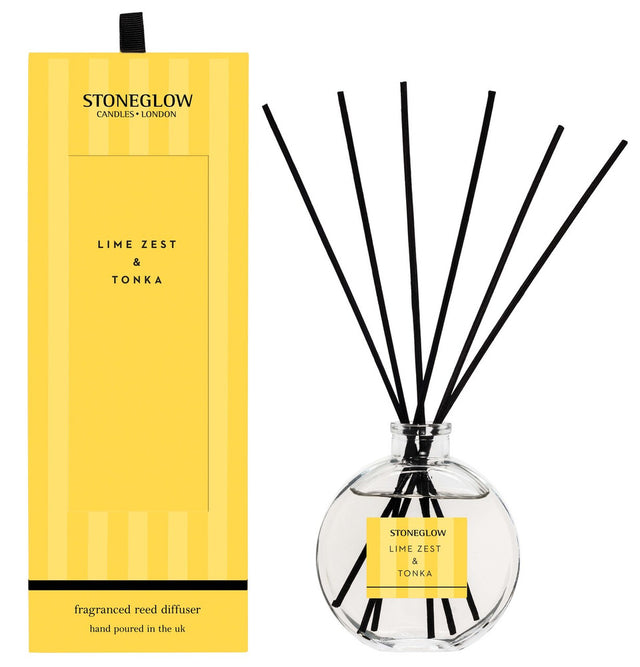 Stoneglow Lime Zest & Tonka Reed Diffuser
