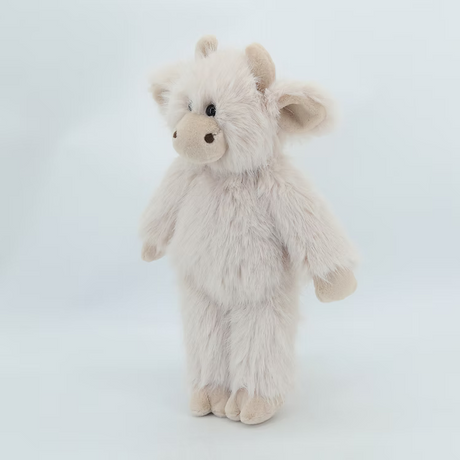 Highland Cow Beige Dingle Dangle