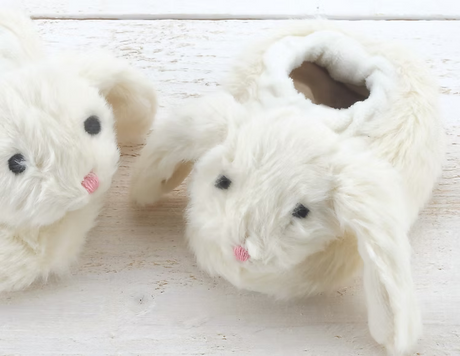 Bunny Slippers Cream