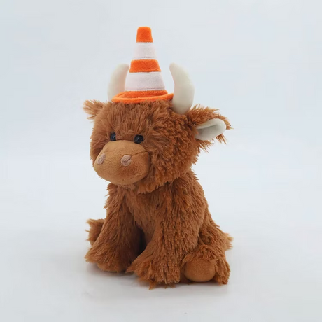 Highland Cow With Cone - Small