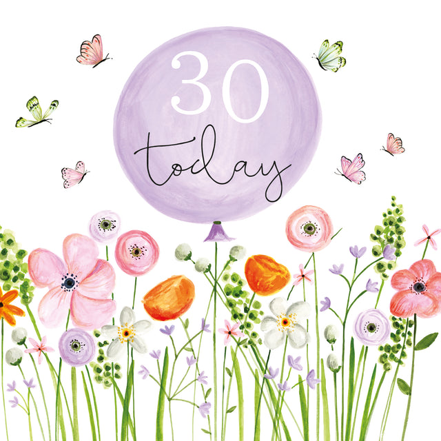 30 Today Birthday Card