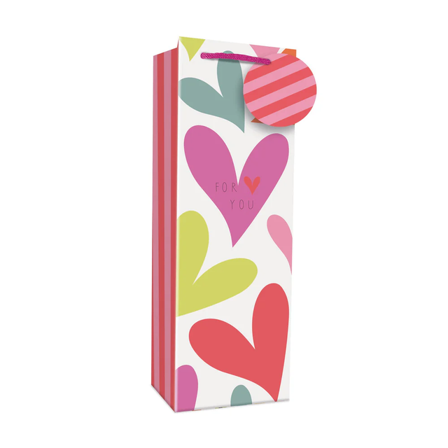 Hearts Bottle Bag