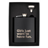 Say It With A Song Hip Flask - Girls Just Want to Have Fun