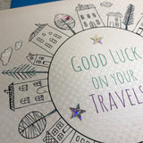 WC Good Luck on your travels Card