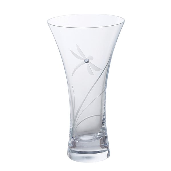 Dartington Glitz Dragonfly Vase Small