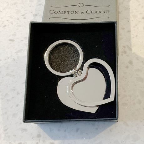 C&C Double Heart Boxed Keyring
