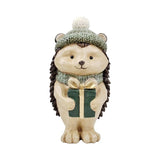 Hedgehog with Present 9x18cm