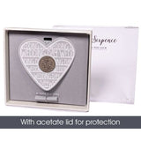 Lucky Sixpence Wedding Heart