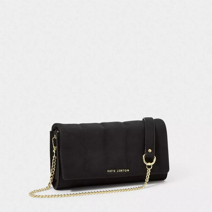 Katie Loxton Kayla Quilted Cross-Body Bag Black