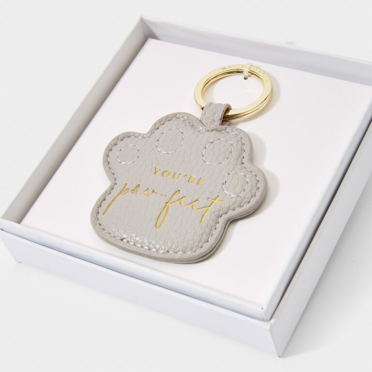 Katie Loxton Your P -Fect Keyring Grey