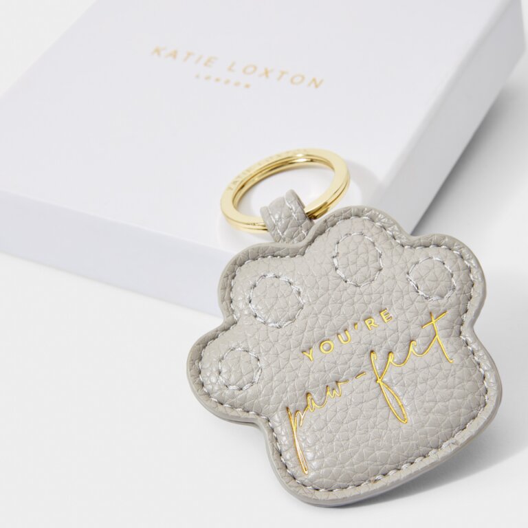 Katie Loxton Your P -Fect Keyring Grey