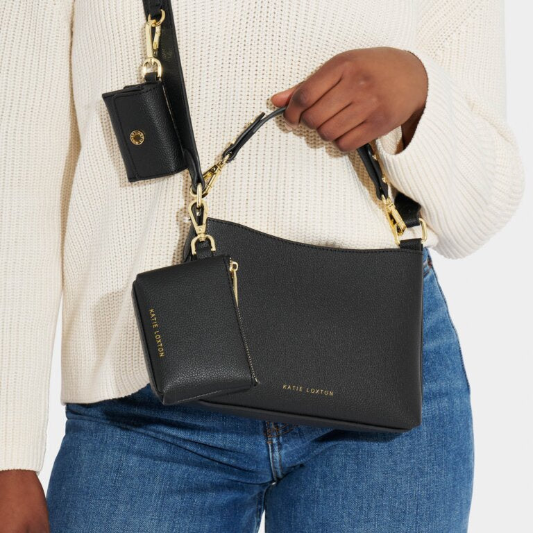 Katie Loxton Evie Clip-On Coin Purse - Black
