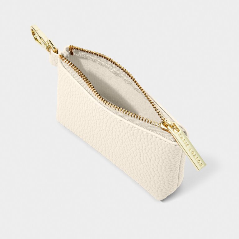 Katie Loxton Evie Clip On Coin Purse Cream