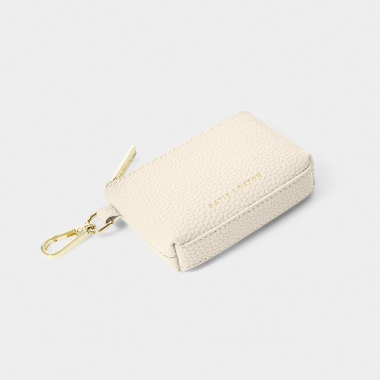 Katie Loxton Evie Clip On Coin Purse Cream